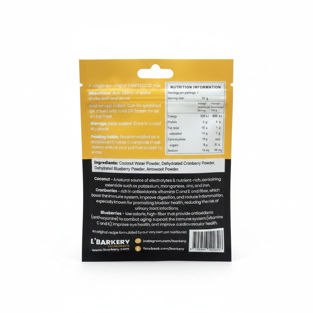 Pawsecco® – Natural Urinary Support Drink for Dogs & Cats