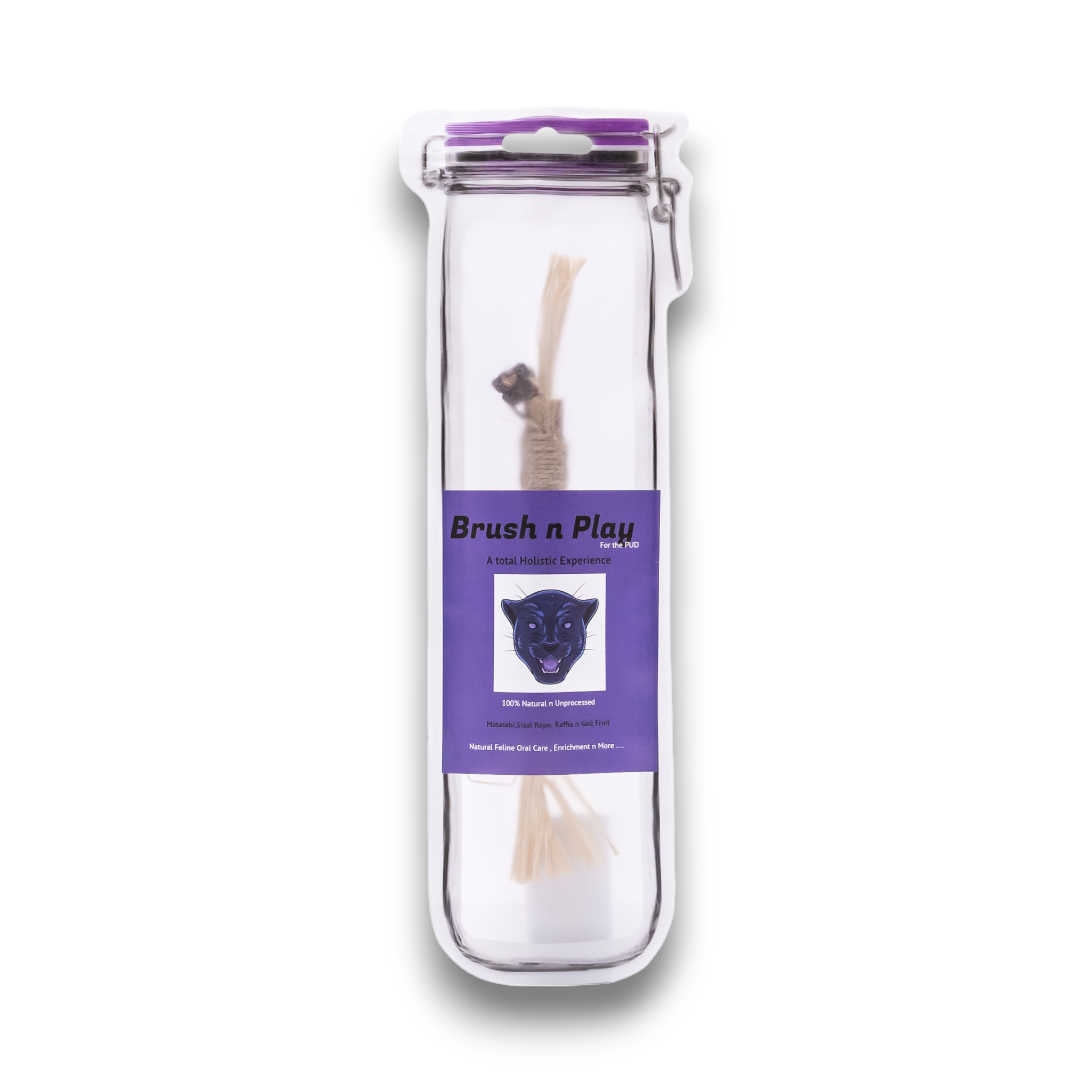 Brush n Play – Matatabi Silvervine Cat Chew & Enrichment Toy