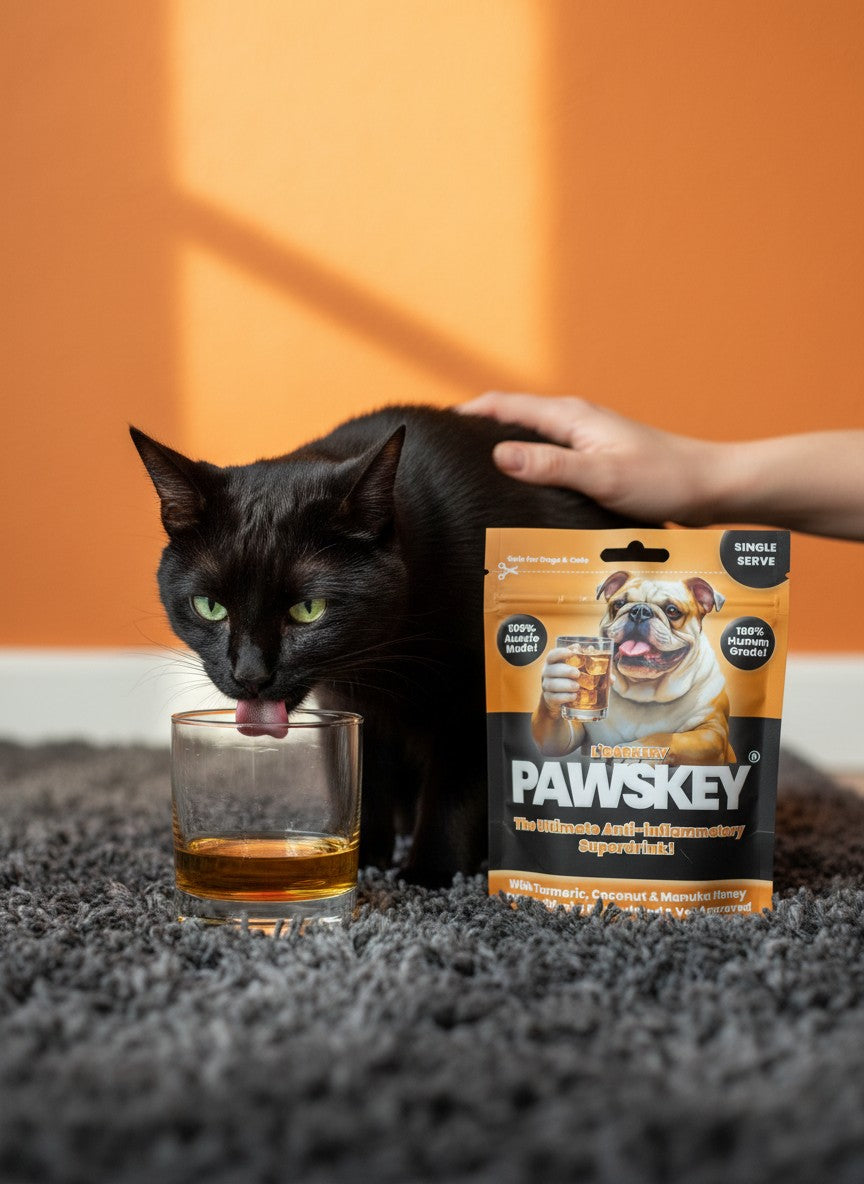 Pawskey® – Ultimate Anti-Inflammatory Wellness Drink for Dogs & Cats