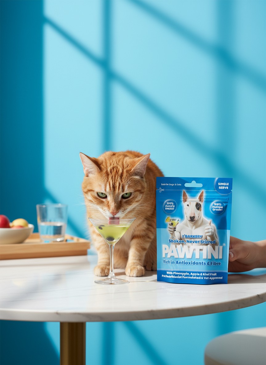 Pawtini® – Antioxidant & Fibre Mocktail for Dogs & Cats