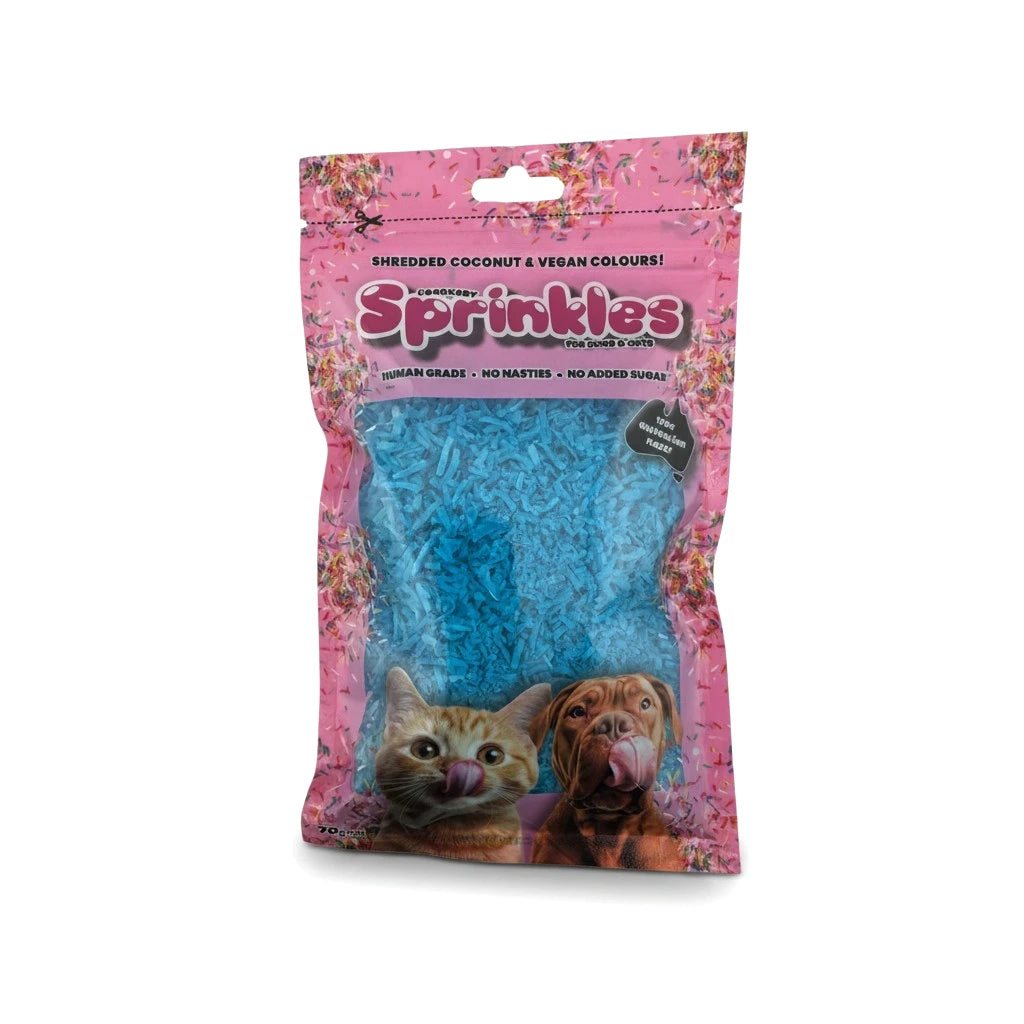 Pet-Safe Sprinkles for Dogs & Cats | Natural Coconut Treat Decoration