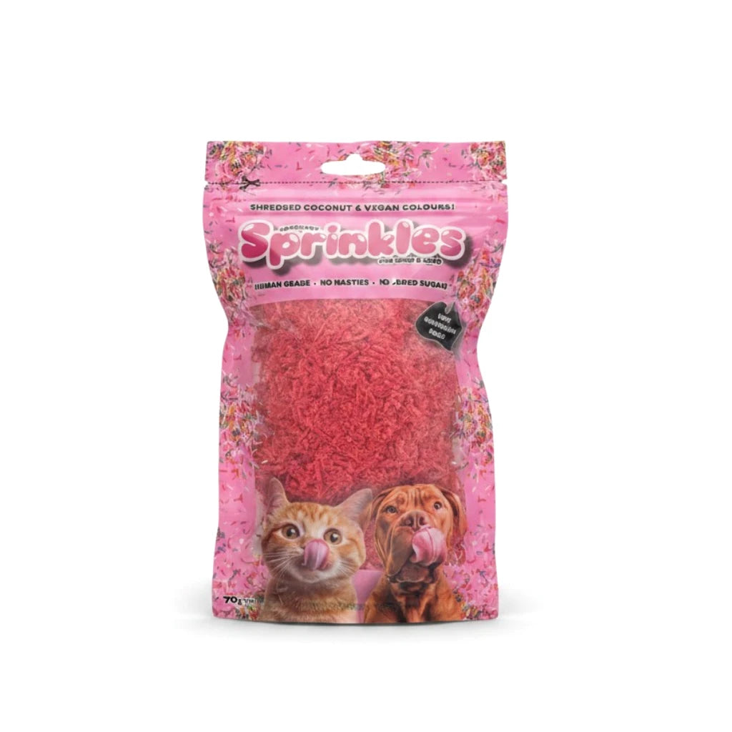 Pet-Safe Sprinkles for Dogs & Cats | Natural Coconut Treat Decoration